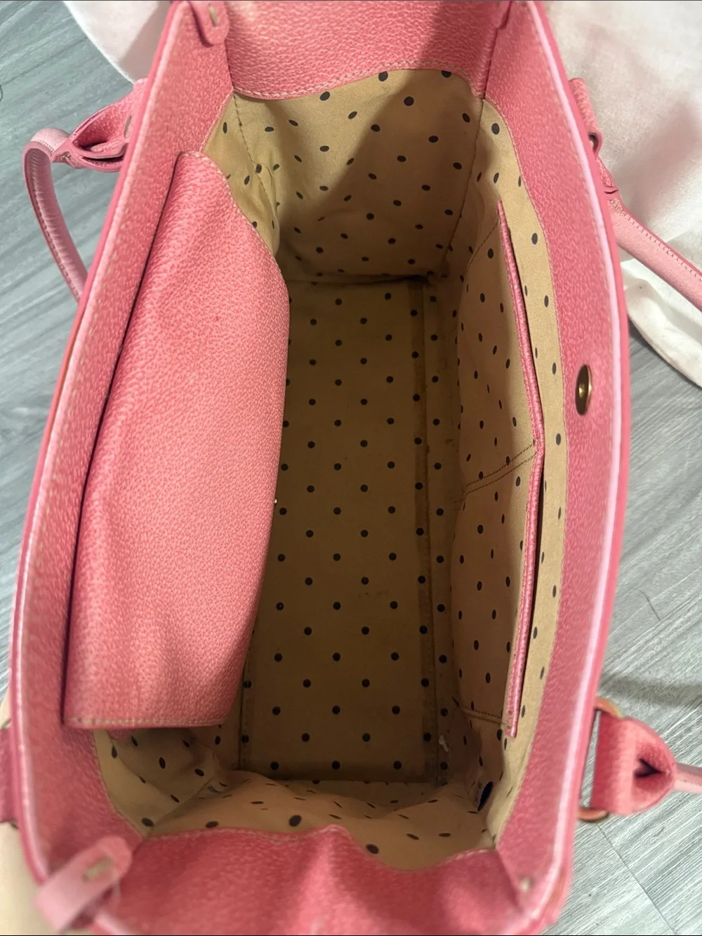 kate spade Pink Pebbled Leather Shoulder Bag